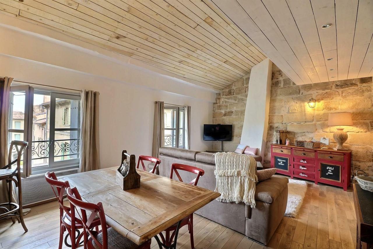 Duplex Centre Historique Uzes Leilighet Eksteriør bilde